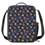 Colorful Maya Pattern Print Crossbody Lunch Bag