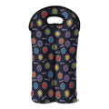 Colorful Maya Pattern Print Double Neoprene Wine Tote