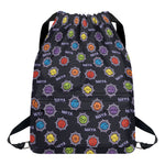 Colorful Maya Pattern Print Drawstring Backpack