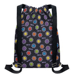 Colorful Maya Pattern Print Drawstring Backpack