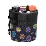 Colorful Maya Pattern Print Drawstring Makeup Bag
