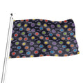 Colorful Maya Pattern Print Flag