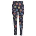 Colorful Maya Pattern Print High-Waisted Pocket Leggings