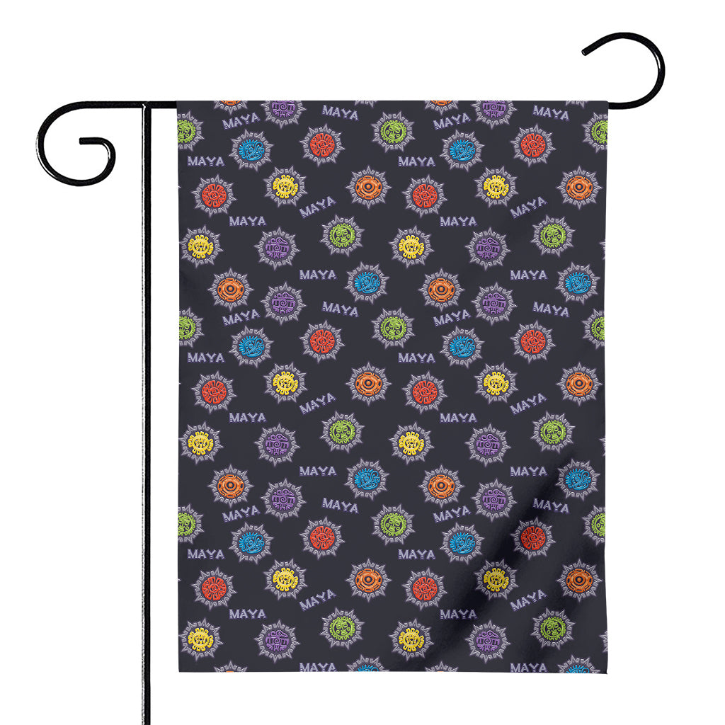 Colorful Maya Pattern Print House Flag