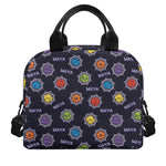 Colorful Maya Pattern Print Insulated Lunch Bag