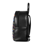 Colorful Maya Pattern Print Leather Backpack