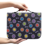 Colorful Maya Pattern Print Leather Bible Cover