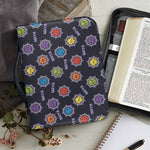 Colorful Maya Pattern Print Leather Bible Cover
