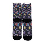 Colorful Maya Pattern Print Long Socks