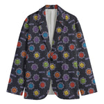 Colorful Maya Pattern Print Men's Blazer