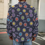 Colorful Maya Pattern Print Men's Shirt Jacket