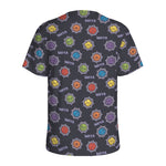 Colorful Maya Pattern Print Men's Sports T-Shirt