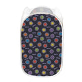 Colorful Maya Pattern Print Mesh Laundry Hamper