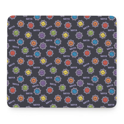 Colorful Maya Pattern Print Mouse Pad