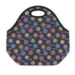 Colorful Maya Pattern Print Neoprene Lunch Bag
