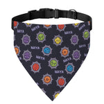 Colorful Maya Pattern Print Over The Collar Dog Bandana