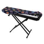 Colorful Maya Pattern Print Piano Keyboard Cover
