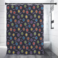 Colorful Maya Pattern Print Premium Shower Curtain