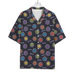 Colorful Maya Pattern Print Rayon Hawaiian Shirt
