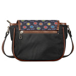 Colorful Maya Pattern Print Saddle Bag