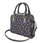 Colorful Maya Pattern Print Shoulder Handbag