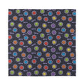 Colorful Maya Pattern Print Silk Bandana