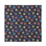 Colorful Maya Pattern Print Silk Bandana