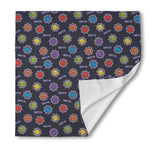 Colorful Maya Pattern Print Silk Bandana