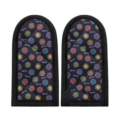 Colorful Maya Pattern Print Skillet Handle Cover