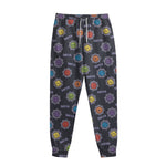 Colorful Maya Pattern Print Sweatpants