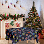 Colorful Maya Pattern Print Tablecloth