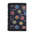 Colorful Maya Pattern Print Trifold Wallet