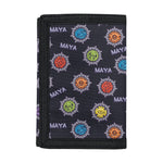 Colorful Maya Pattern Print Trifold Wallet