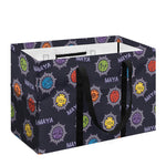 Colorful Maya Pattern Print Utility Tote Bag