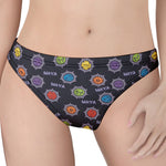 Colorful Maya Pattern Print Women's Thong