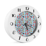 Colorful Medical Pattern Print Alarm Clock