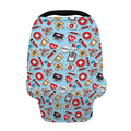 Colorful Medical Pattern Print Baby Seat Cover