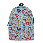 Colorful Medical Pattern Print Backpack