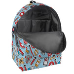 Colorful Medical Pattern Print Backpack