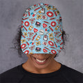 Colorful Medical Pattern Print Baseball Cap