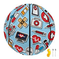 Colorful Medical Pattern Print Basketball