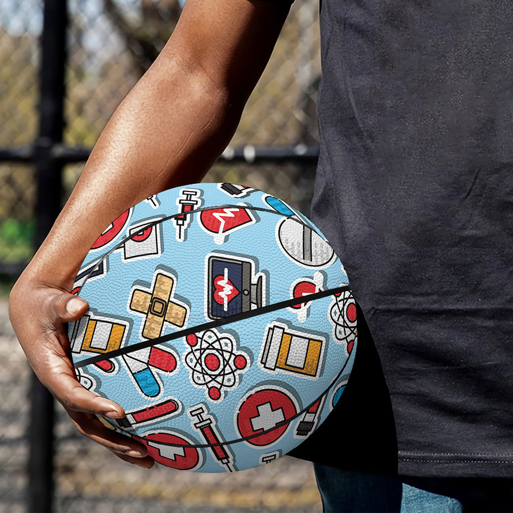 Colorful Medical Pattern Print Basketball