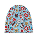 Colorful Medical Pattern Print Beanie