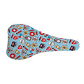 Colorful Medical Pattern Print Bicycle Seat Cover