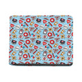 Colorful Medical Pattern Print Bifold Wallet