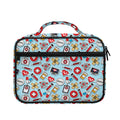 Colorful Medical Pattern Print Briefcase Bible Bag