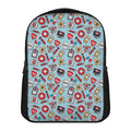 Colorful Medical Pattern Print Casual Backpack