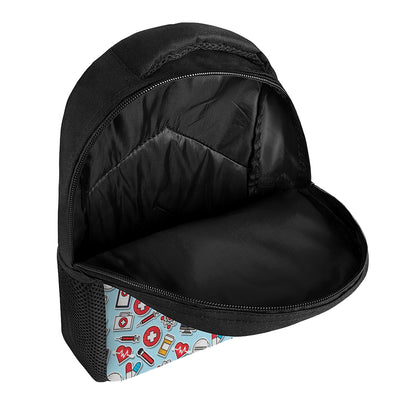 Colorful Medical Pattern Print Casual Backpack