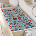 Colorful Medical Pattern Print Changing Pad Cover