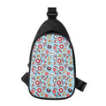 Colorful Medical Pattern Print Sling Bag
